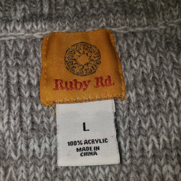 Ruby Rd. Sweater- L - Picture 3 of 3
